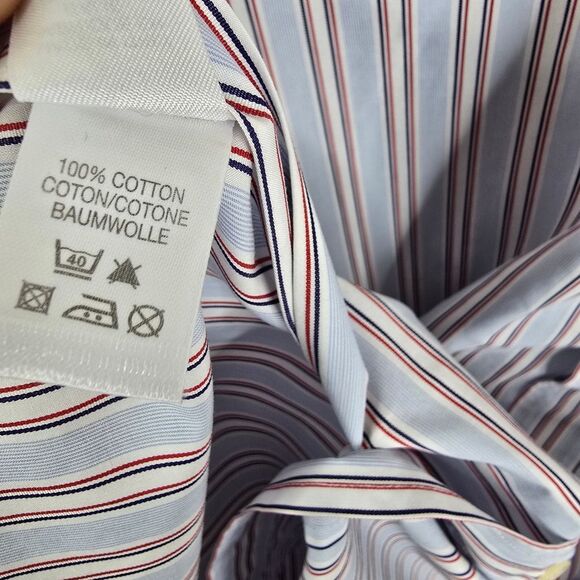 Paul Smith London Made in Italy Long Sleeve Striped Slim Fit Button Down 16 - 41 - Picture 7 of 8